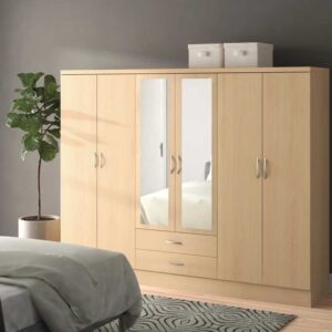 6 Door Manufactured Wardrobe Cabinet